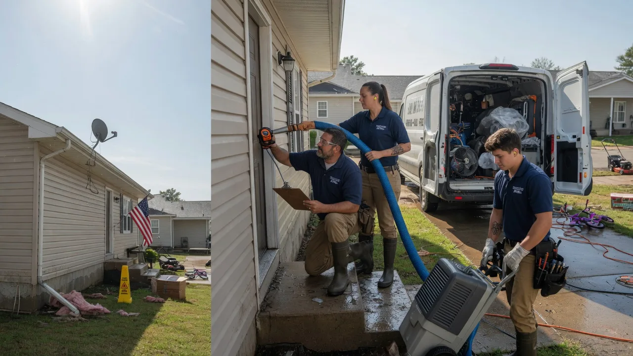 Ceiling Water Damage Restoration in Alma Center, WI near me